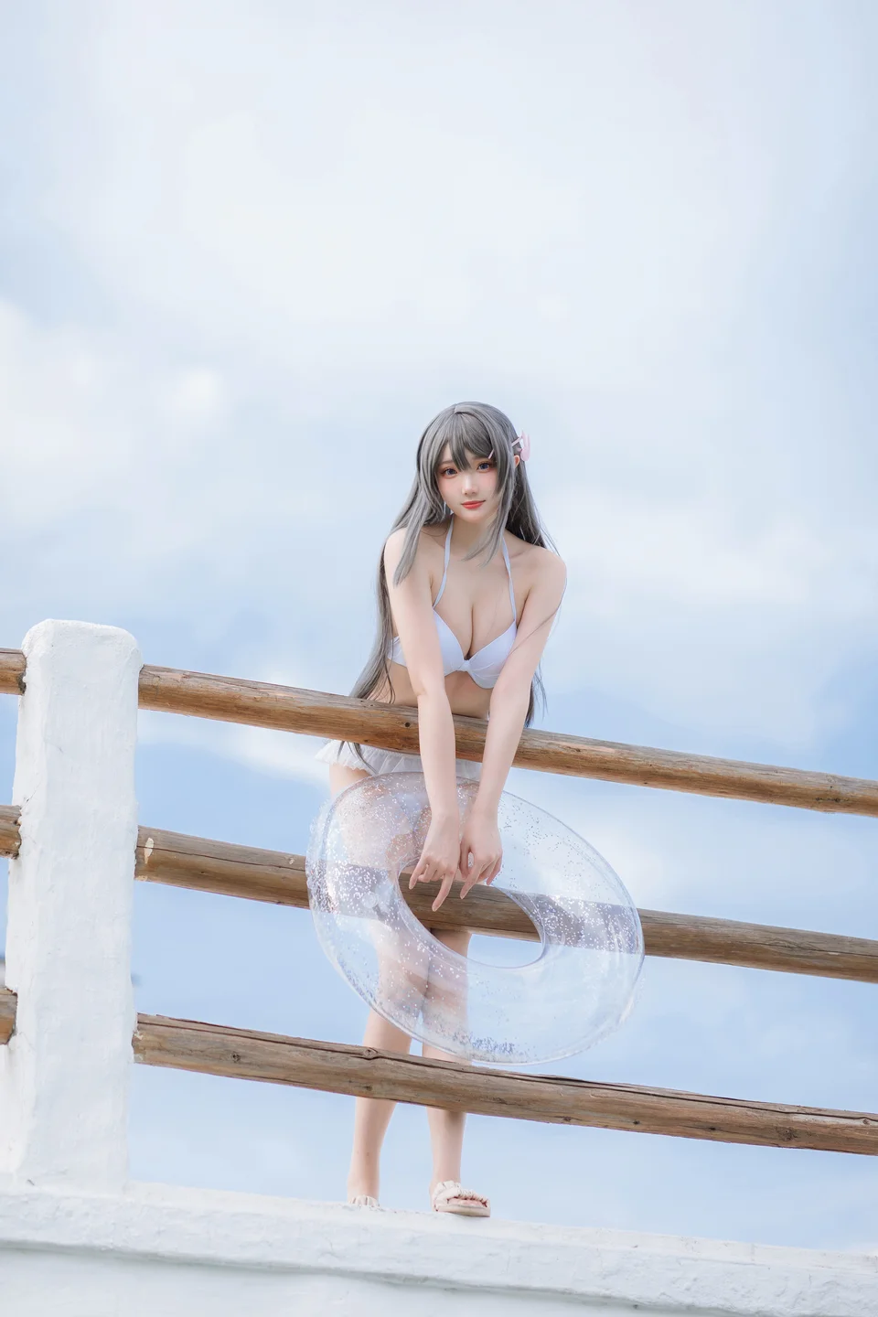 瓜希酱 - 樱岛麻衣 泳装 [28P-107MB] tg@simisebaisi 【丝足阁】003.webp